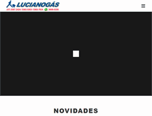 Tablet Screenshot of lucianogas.com.br